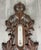 Vintage French Carved Walnut Wall Barometer For Sale - Image 4 of 10