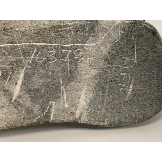 Mid-Century Modern Mid 20th Century Soapstone Inuit Carving of Bear Attacking Walrus For Sale - Image 3 of 13