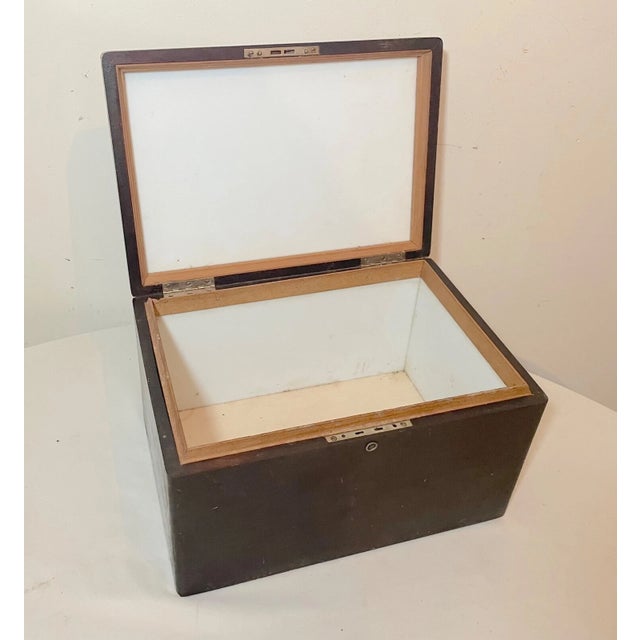 Up for sale is a nice quality antique 19th century handmade tobacco humidor box. It is made by hand and has acquired a...