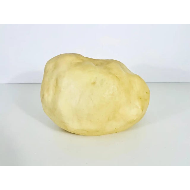 Beautiful Italian table lamp in the shape of a moon rock. It has an extraordinary design in the style of the lamps made by...