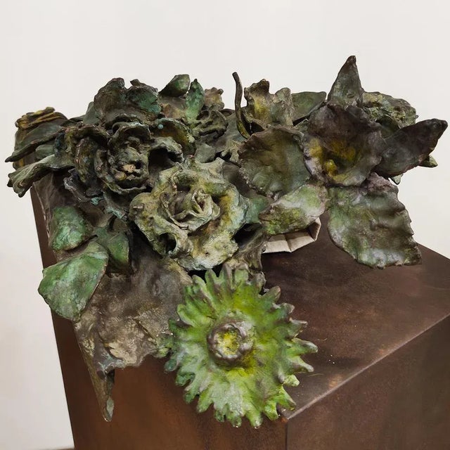 Bronze Sculpture Bouchet by Angelo Rinaldi For Sale - Image 3 of 18
