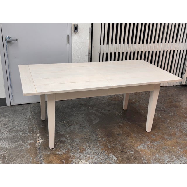 Wood Serena & Lily Beach House Extension Dining Table in Saltwashed Oak For Sale - Image 7 of 12
