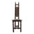 Vintage European-Inspired Turned Wood Accent Chair For Sale
