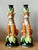 Amber Vintage Boho Glazed Ceramic Tiger Candlesticks - A Pair For Sale - Image 8 of 11