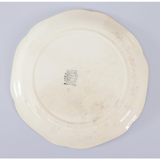 Late 19th Century Antique 19th Century French Choisy Le Roi Majolica Pheasant Plate For Sale - Image 5 of 7