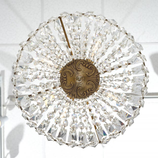 French Antique Crystal Pendant For Sale - Image 9 of 9