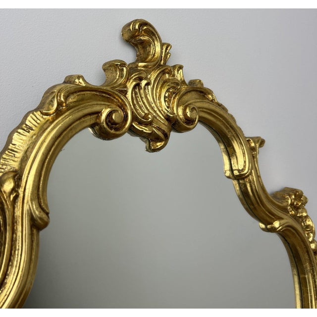 Vintage French Style Ornate Wall Mirror For Sale - Image 10 of 13