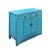 Chinese Distressed Rustic Bright Turquoise Blue Foyer Console Table Cabinet For Sale In San Francisco - Image 6 of 8