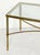 Mid 20th Century French Cocktail or Coffee Low Table of Brass and Glass in the Maison Jansen Style For Sale - Image 5 of 11
