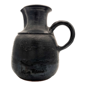 Jean Marais (1913-1998) Black Ceramic Jars, France 1960s