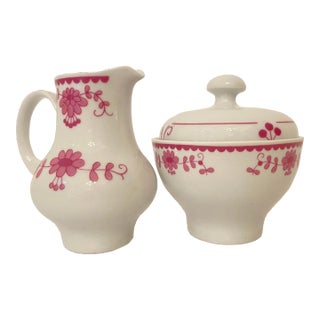 Vintage Kahla Sugar and Creamer Set- 2 Pieces For Sale