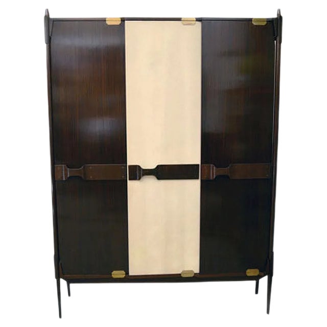Wardrobe attributed to Gianfranco Frattini for Esposizione Permanente Mobili Cantù, 1950s For Sale