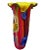 Murano Murano Colorful Cased Floral Studio Art Glass Vase For Sale - Image 4 of 9
