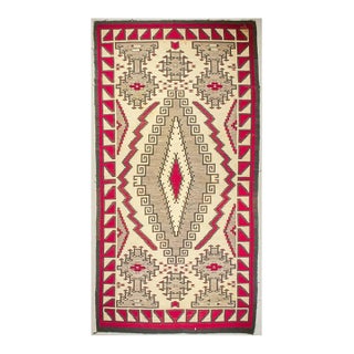 Large and Rare Antique Navajo Klagetoh Rug For Sale