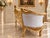 Late20C French Louis XVI Gold Pink Damask Settee For Sale - Image 10 of 11