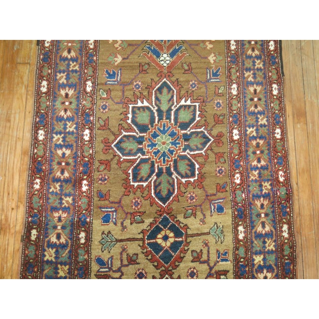 Early 20th Century Kurd Bidjar Long Antique Runner - 3'6" x 14'7" For Sale - Image 5 of 18