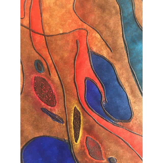 Abstract Gustave Singier Etching For Sale - Image 3 of 5