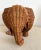Mid 20th Century Vintage Large Wicker Elephant Planter Basket For Sale - Image 5 of 13