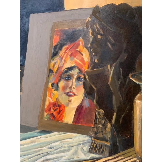 R K Hillis Original Painting ‘"Room With a View’" For Sale In Phoenix - Image 6 of 7