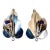 Vintage Sterling Silver Leaf Design With Amethyst Accent Pierced Earrings For Sale