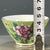 Green Vintage Qing Famille Rose Porcelain Teacup – Peony & Lattice Motif, Qianlong Mark For Sale - Image 8 of 9