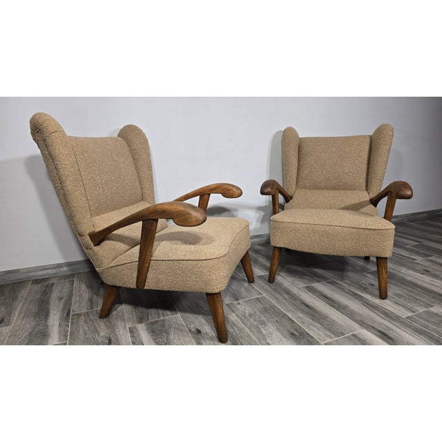 Vintage Armchairs by Krasna Jizba, 1960s, Set of 2 For Sale - Image 10 of 14