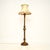 An absolutely stunning antique Victorian gilt wood floor lamp. This was made in England, it dates from around the...