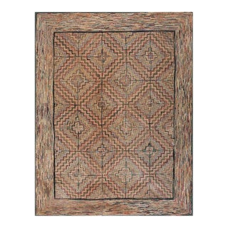 Early 20th Century American Hooked Rug For Sale