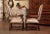 Beige Pair of 19th Century French Louis XIII Walnut Fauteuils With Carved Ram Heads For Sale - Image 8 of 12