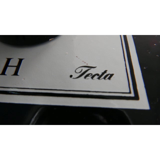 Bauhaus Chess Game with Enamelled Playing Field and Wooden Figures from Tecta, 1980s For Sale - Image 4 of 10