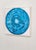 Contemporary Bernhard Lang, Colored and Blue Circles, Paintings on Canvas, Framed, Set of 2 For Sale - Image 3 of 10
