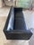 Metal Black Leather and Chrome Theatre Sofa by DWR For Sale - Image 7 of 8