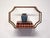 Early 21st Century Set of 3 Gold Metal & Glass Floating Wall Display Shelves For Sale - Image 5 of 8