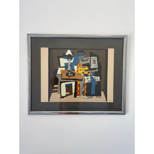 Gold 1960s Old Picasso Print - Framed For Sale - Image 8 of 10