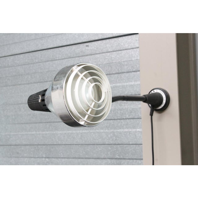 Industrial Industrial Velux 843 Wall Lamp with Magnet, 1970s For Sale - Image 3 of 15