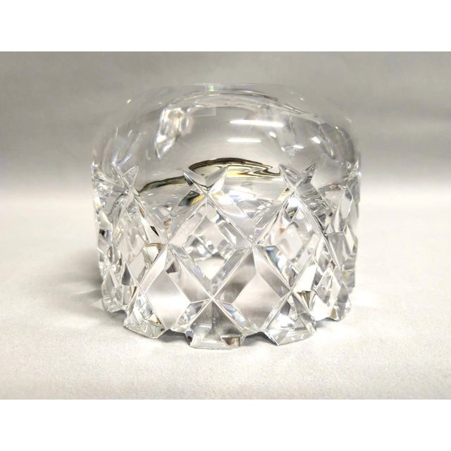 Orrefors Sofiero Large Cut Crystal Bowl For Sale In Raleigh - Image 6 of 9