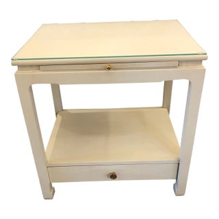 White Alexa Hampton Night Stand Side Table for Hickory Chair For Sale