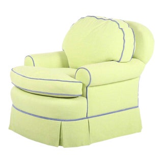 Summer Hill Contemporary Upholstered Accent Chair For Sale
