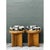 Vintage Schumacher Pencil Reed Upholstered Stools - Pair For Sale - Image 11 of 12