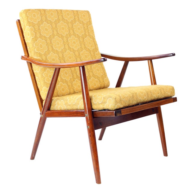 Boomerang Armchair from Ton, Former Czechoslovakia, 1960s For Sale