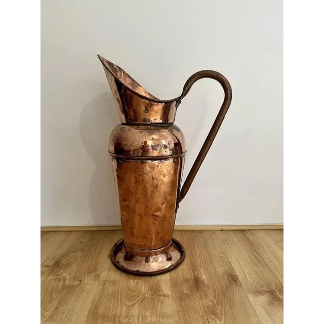 Large Victorian Copper Jug, 1850s For Sale - Image 6 of 7