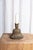 Indian Candleholder with Hookah Base in Bronze For Sale - Image 3 of 5