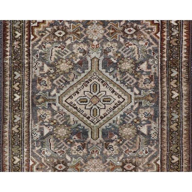 Antique Persian Malayer Rug With Central Medallion 2'5 X 3'11 For Sale - Image 4 of 10