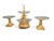 Metal French Empire Gilt Bronze and Cut Glass Centrepiece Set, 1810, Set of 3 For Sale - Image 7 of 18
