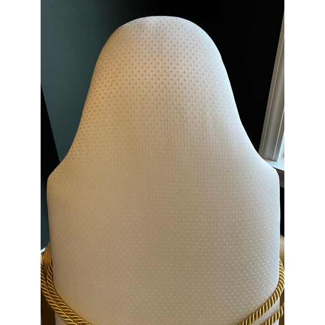 Vintage Hollywood Regency Gilt Metal Ribbon Rocking Chair For Sale In Milwaukee - Image 6 of 17