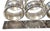 2010s Vintage Silver-Tone Rope Edge Napkin Rings – Set of 6 For Sale - Image 5 of 6