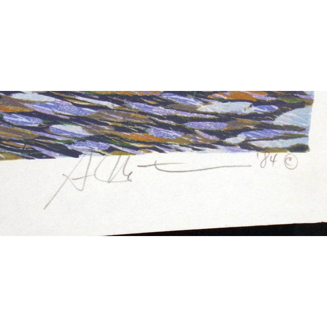 Gordon Mortensen "The Little Sioux" Signed Numbered Woodcut Art Print, 1984 For Sale - Image 4 of 4