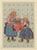Dutch Childrens' Folk Dress from Marken, 1932, Lithograph For Sale