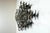Vintage "Tieur d' Arc" Brutalist Welded Steel Wall Hanging Sculpture designed by Marc Weinstein for Marc Creates c. 1970....