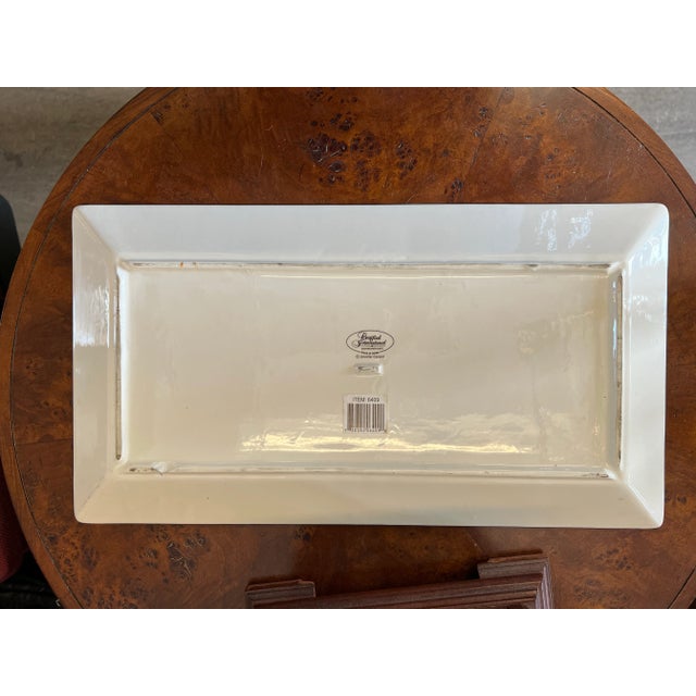 Vintage Large Black & White ‚ÄúParis‚Äù French Chef Platter For Sale In West Palm - Image 6 of 6